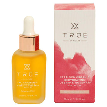 Certified Organic Rehydrating Rosehip & Rosemary Facial Oil 30Ml